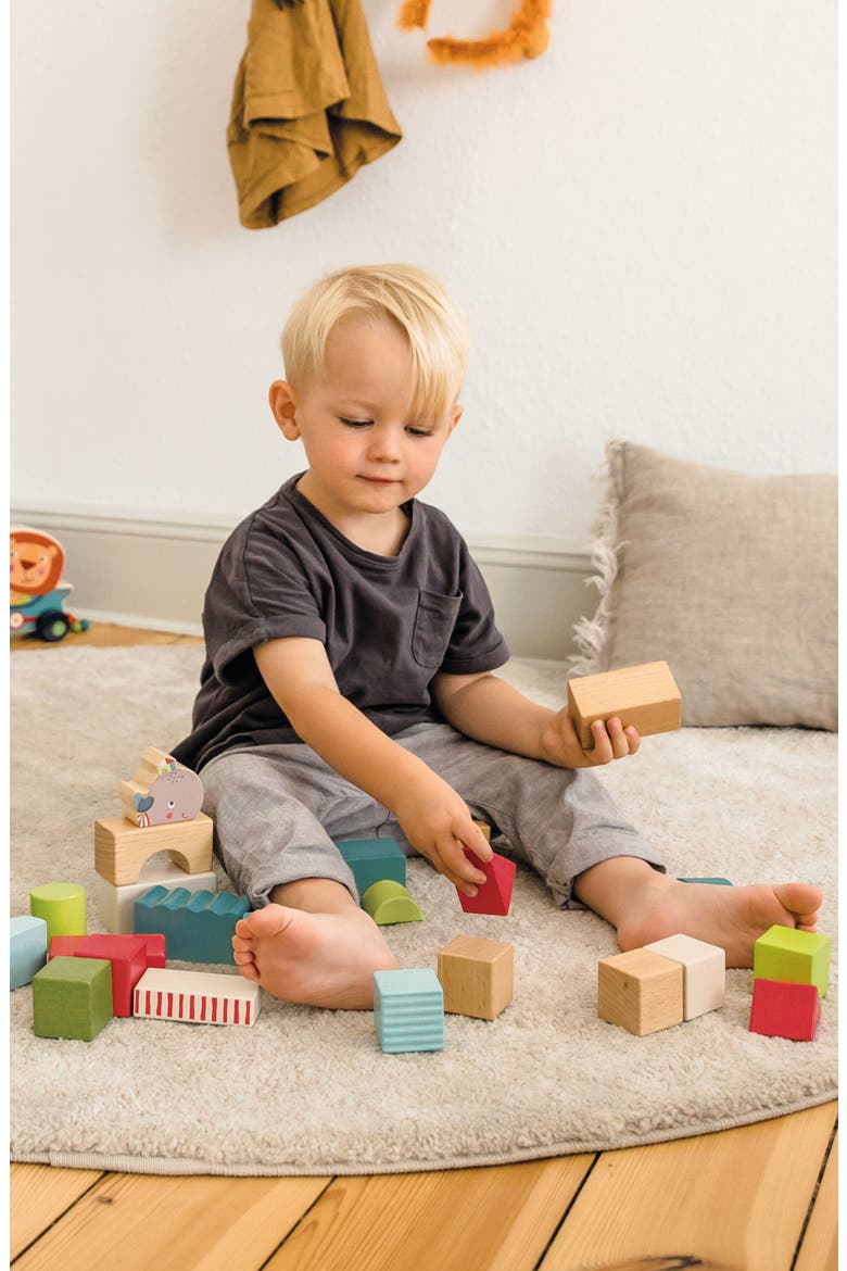 Wilma Whale Babablocks Building Blocks, Alternate, color, Multi / Blue