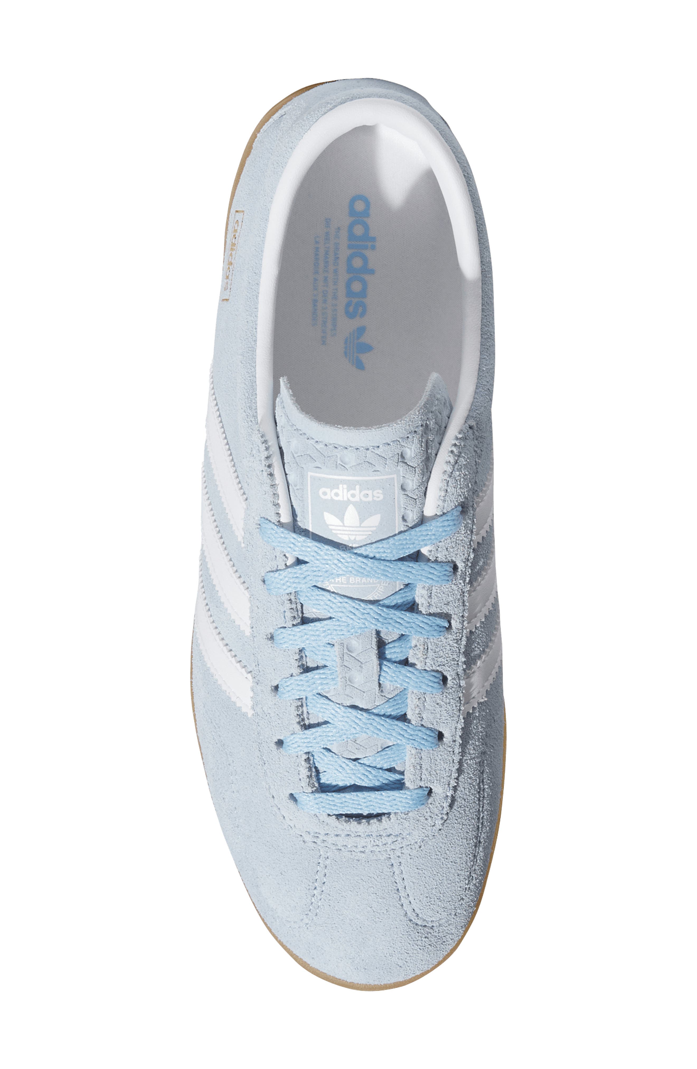Gazelle Lo Pro Sneaker, Alternate, color, CLEAR SKY/ WHITE/ GUM