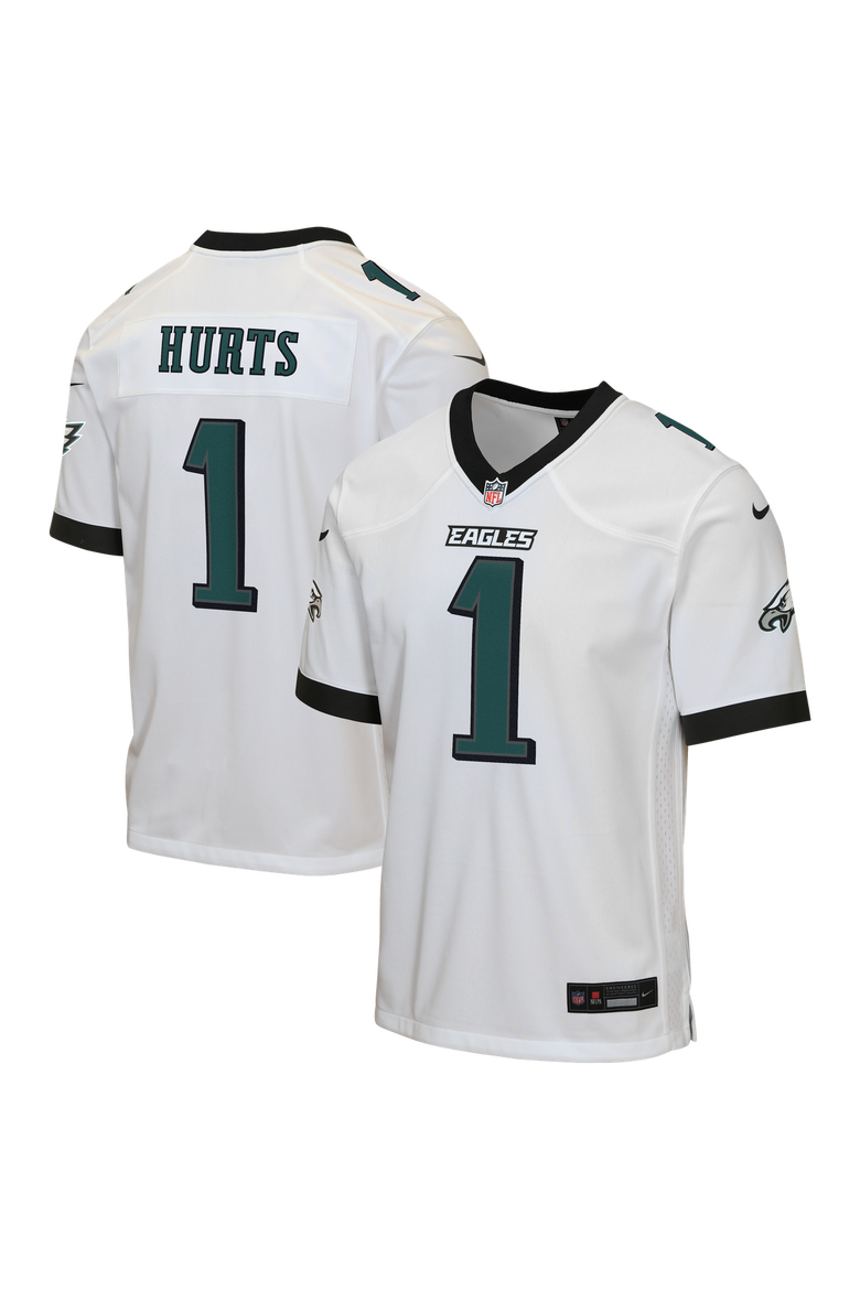 Youth Nike Jalen Hurts White Philadelphia Eagles Game Jersey, Main, color, White