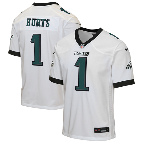 Youth Nike Jalen Hurts White Philadelphia Eagles Game Jersey