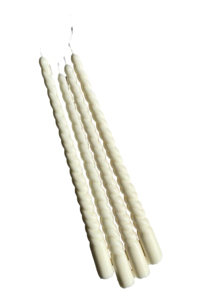 Spiral Taper Candles - Set of 2, Alternate, color, Natural