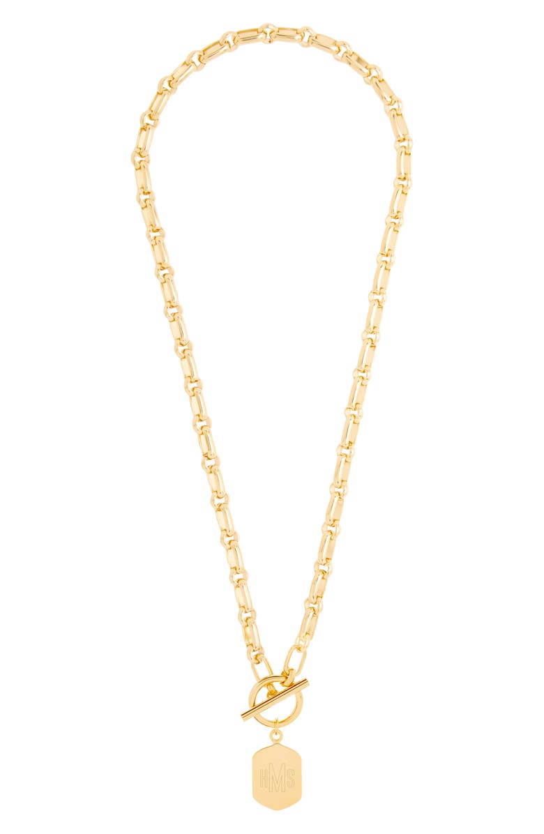 Brook and York Hadley Personalized Initial Pendant Necklace, Alternate, color,