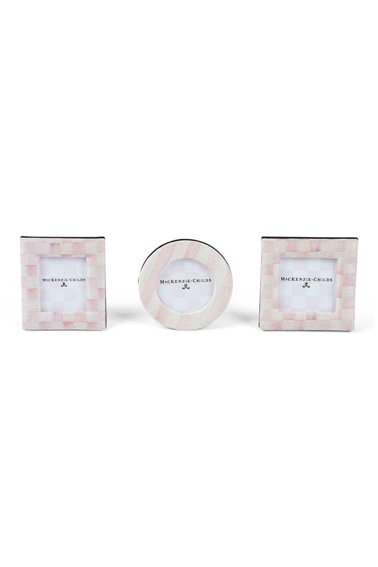 Rosy Set of 3 Picture Frames, Main, color, PINK
