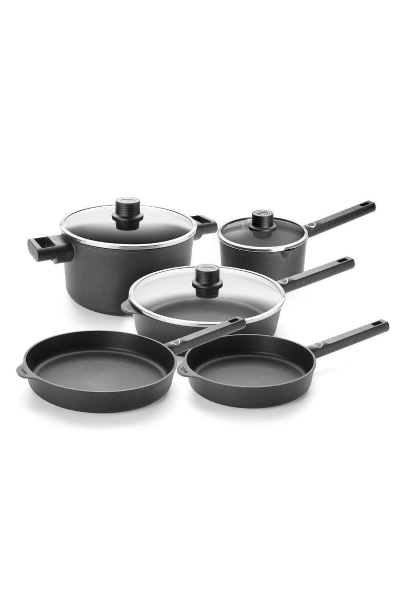 Ecologic Pro Nonstick 8 Piece Set, Main, color, Black