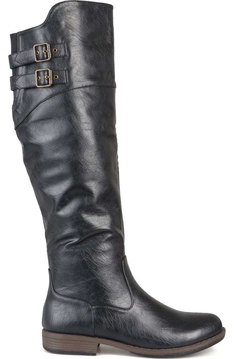 Journee Collection JOURNEE Tori Riding Boot, Alternate, color, Black