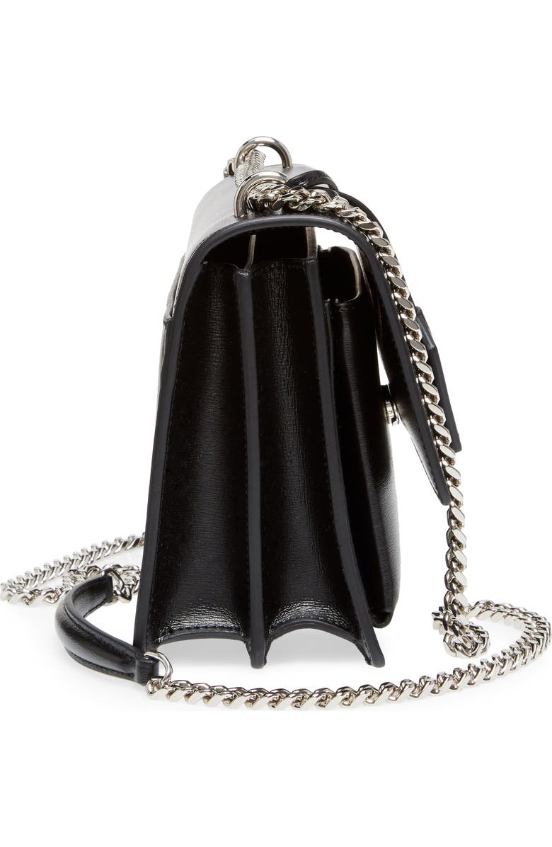 Saint Laurent Medium Sunset Calfskin Leather Shoulder Bag, Alternate, color,