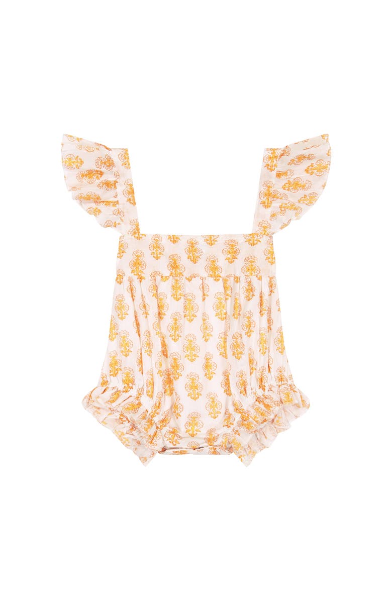 Mer St. Barth Chloe Romper, Main, color, Talelayo Gold