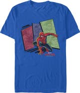 Spider-Man: Brand New Day Mens Marvel Spider-Man Brand New Day Villains Halftone Panels T Shirt