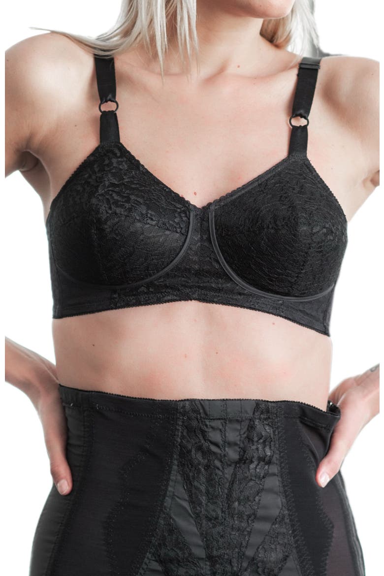 Expandable Cup Wireless Shaper Bra, Alternate, color, Black