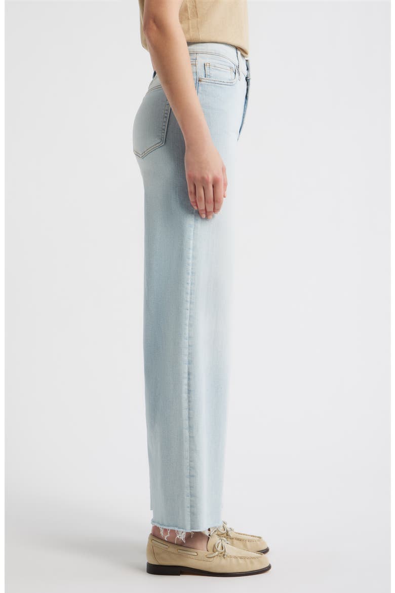 Le Slim Raw Hem Palazzo Jeans, Alternate, color, PREEN RAW AFTER