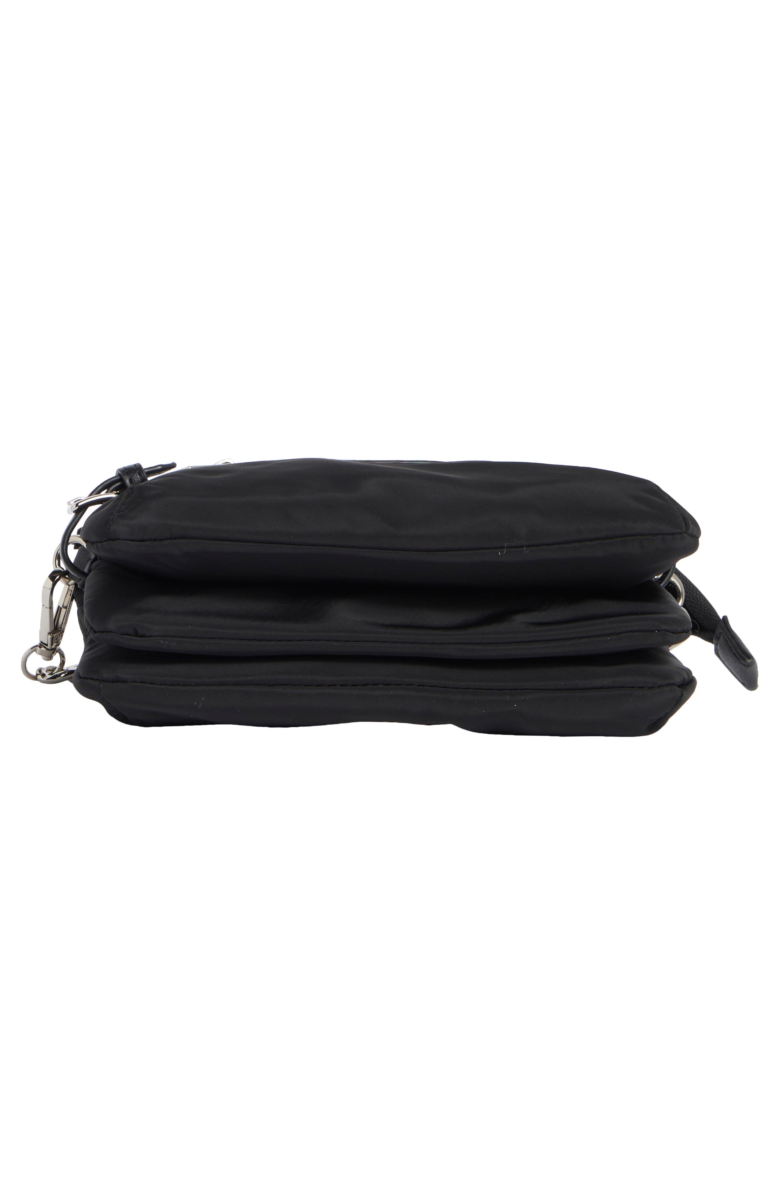 Madden Girl Polyester Crossbody Bag, Alternate, color, Black