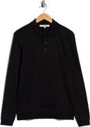 Joe's Jeans Ribbed Long Sleeve Polo Sweater