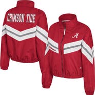 COLOSSEUM Women's Colosseum  Crimson Alabama Crimson Tide Thin Ice Full-Zip Windbreaker