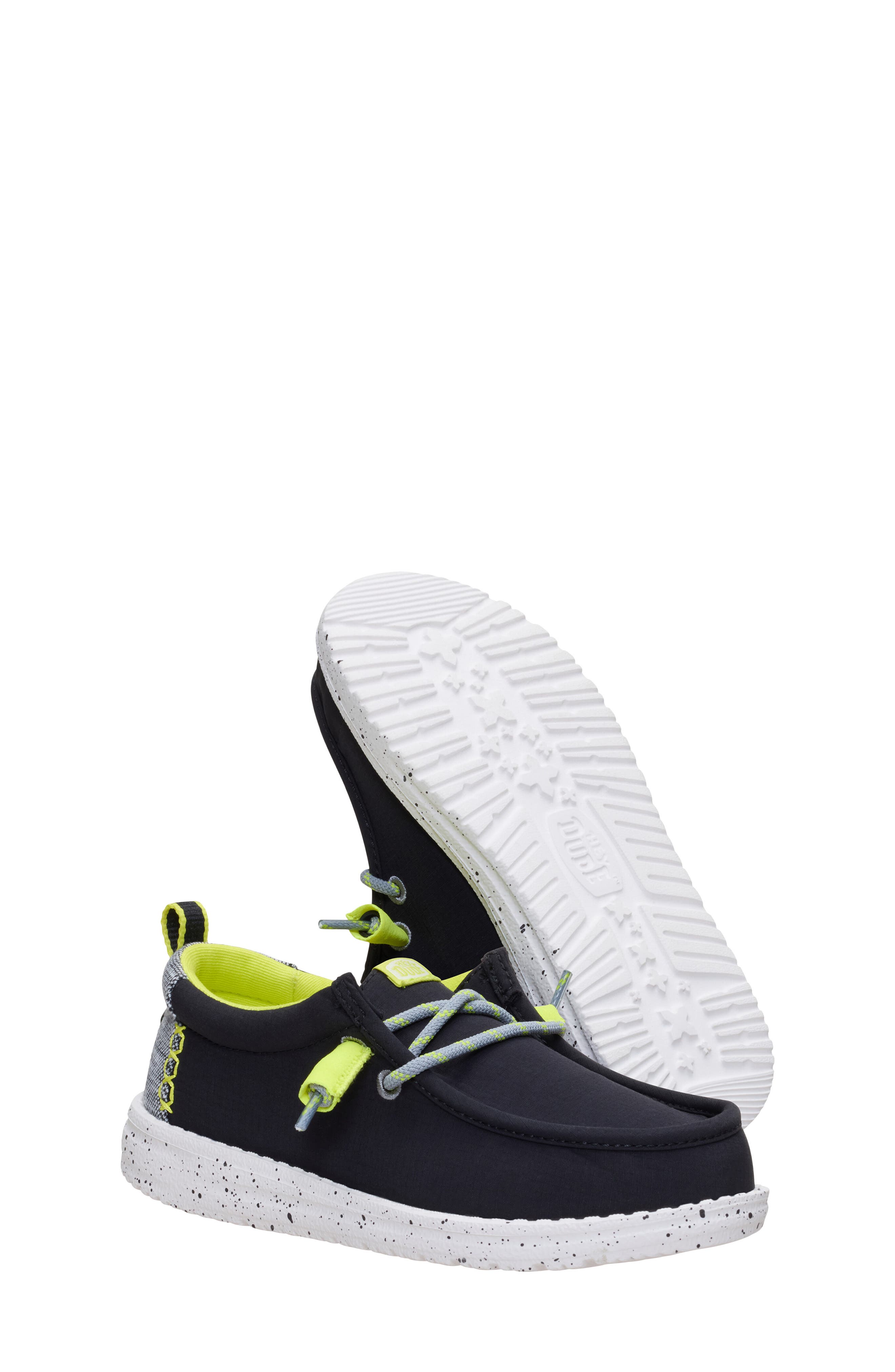 Hey Dude Kids' Mini Wally Ripstop Slip-On Shoe, Alternate, color, 