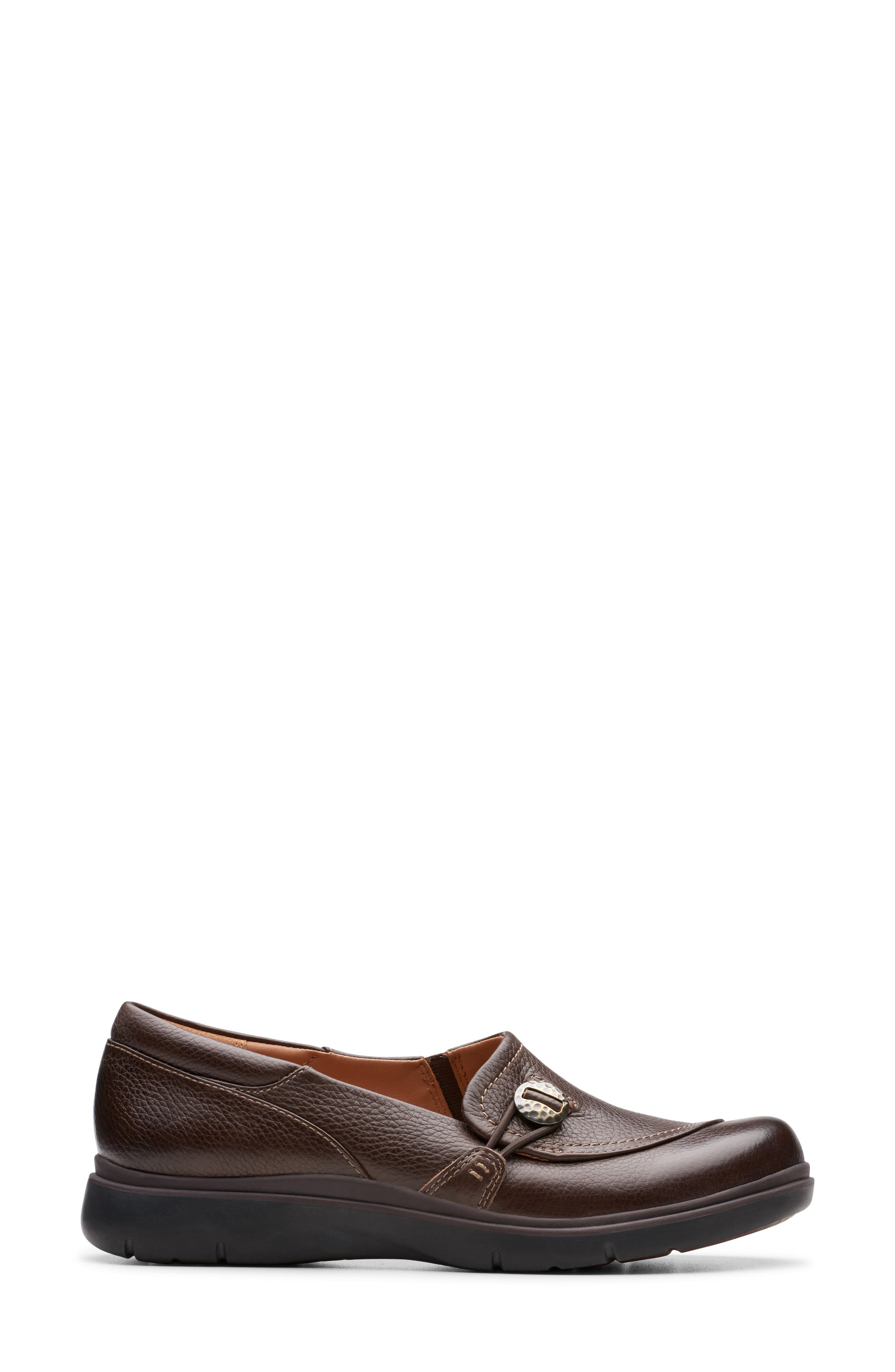 Certina Ease Leather Loafer, Alternate, color, DARK BROWN LEA
