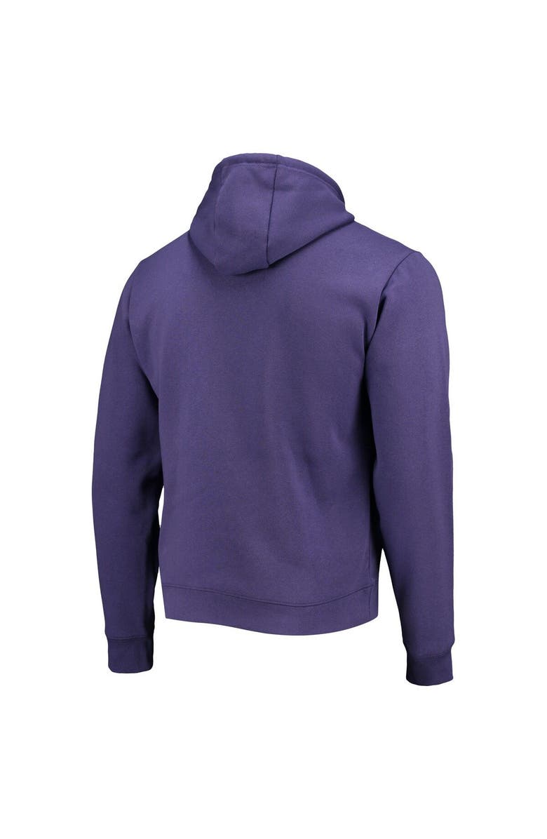 LEAGUE COLLEGIATE WEAR Men's League Collegiate Wear Purple LSU Tigers Volume Up Essential Fleece Pullover Hoodie, Alternate, color, 