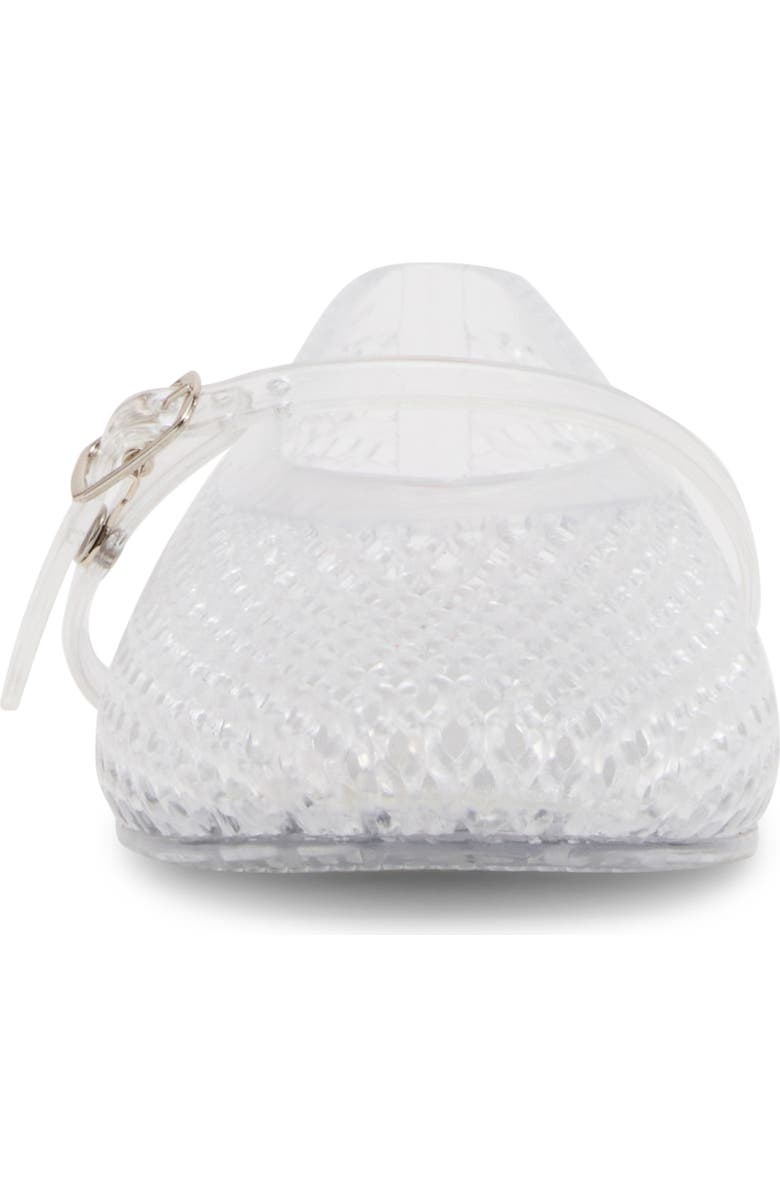 Steve Madden Kids' JKrista Jelly Flat, Alternate, color, Clear