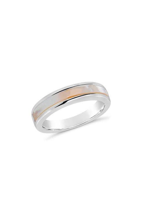 Mishel Mother-of-Pearl Band Ring