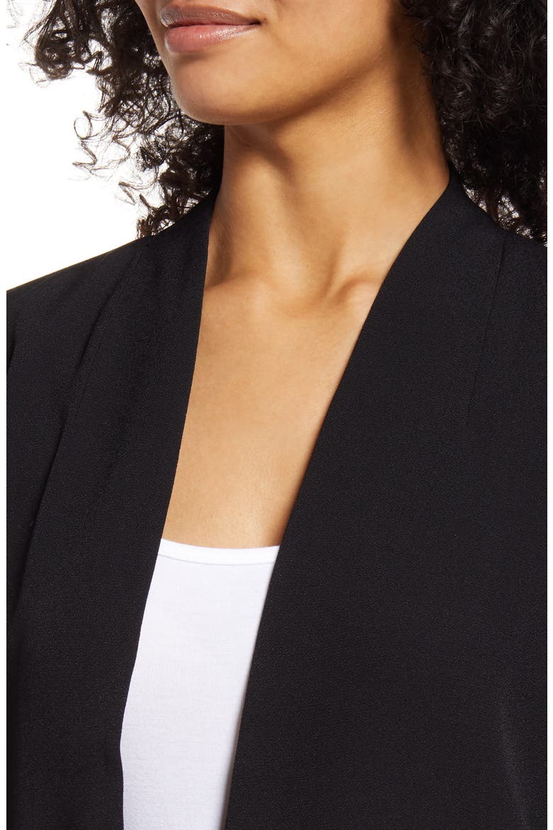 Open Front Blazer, Alternate, color, BLACK