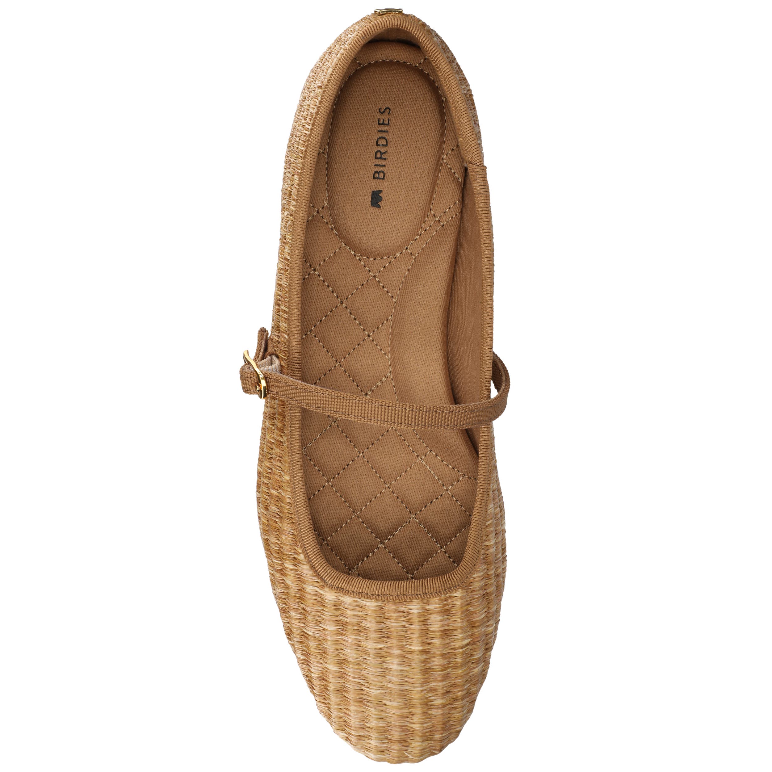 Birdies The Hummingbird Mary Jane, Alternate, color, Tan Raffia