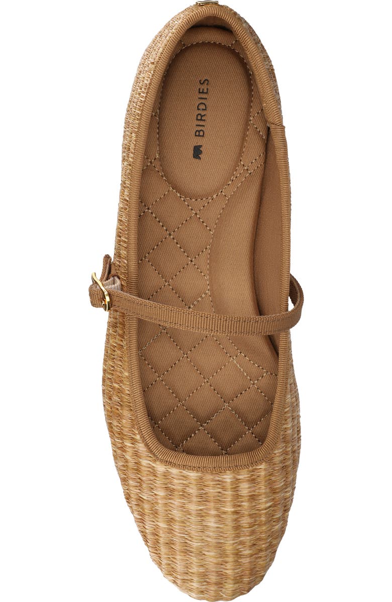 Birdies The Hummingbird Mary Jane, Alternate, color, Tan Raffia
