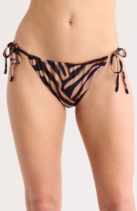 Tunnel Side Tie Hipster Bikini Bottoms