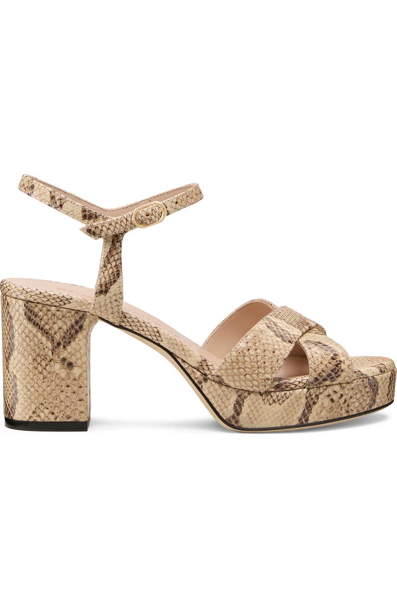 Stuart Weitzman Dayna Platform 80, Alternate, color, Adobe