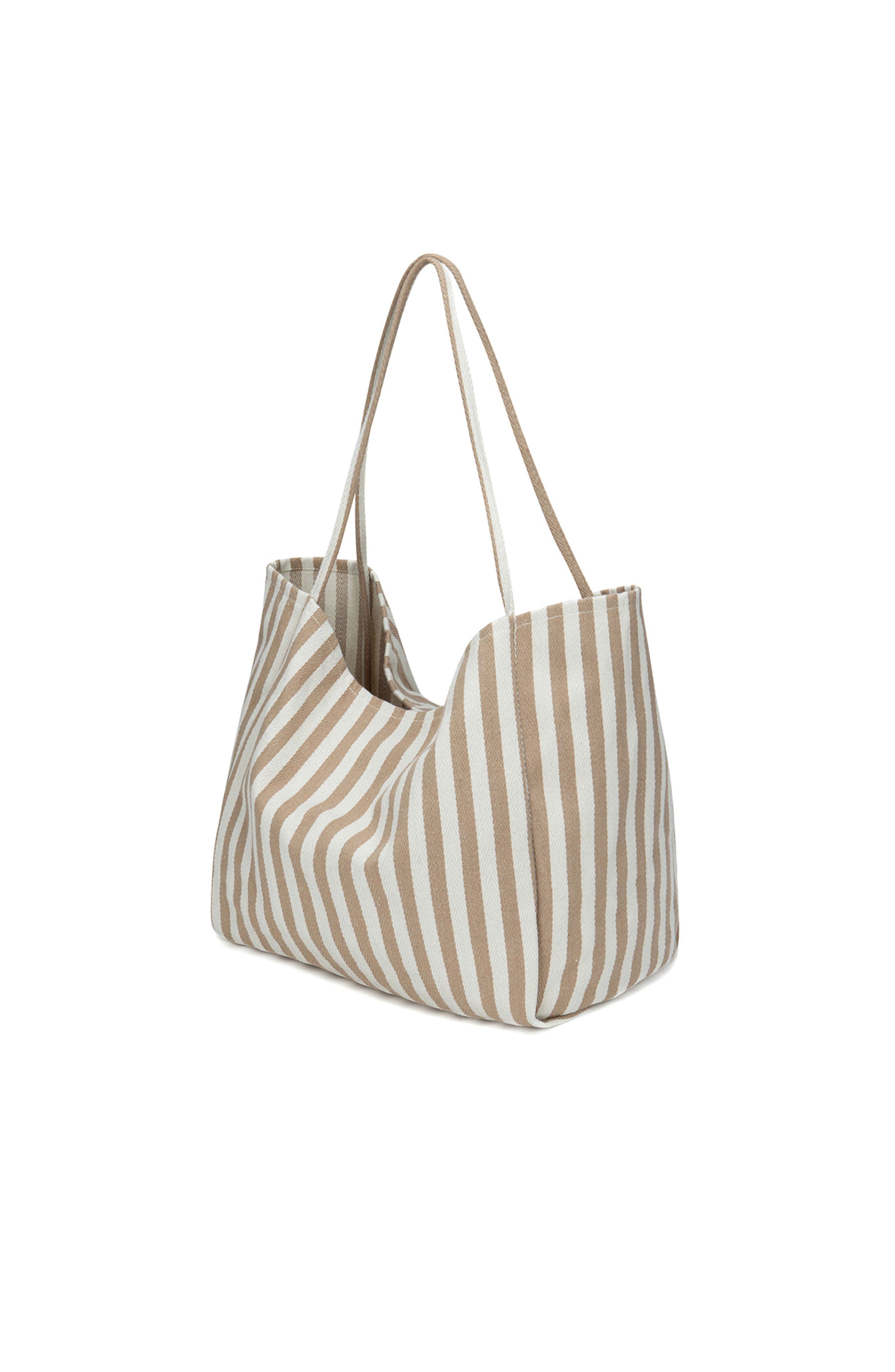 Sabs Stripe Beach Tote, Alternate, color, Beige