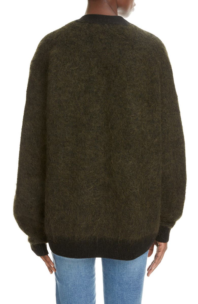 Acne Studios Rives Mohair & Wool Blend Cardigan, Alternate, color, 