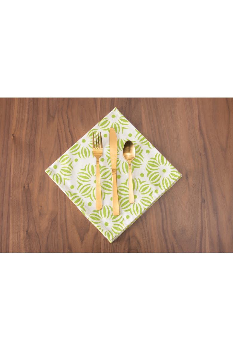 Midge Citron Napkin Set of 4, Alternate, color, Yellow