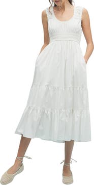 WISHLIST Scoop Neck Midi Dress