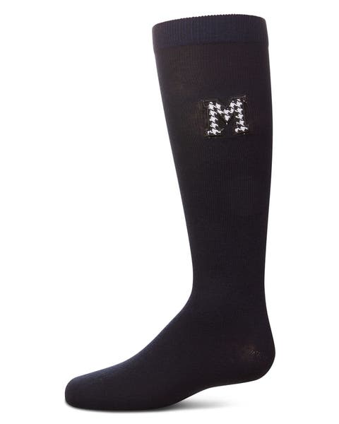 Houndstooth M Knee High Socks