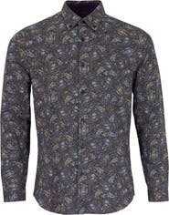 Lords of Harlech Sawyer Knit Button-Up Shirt