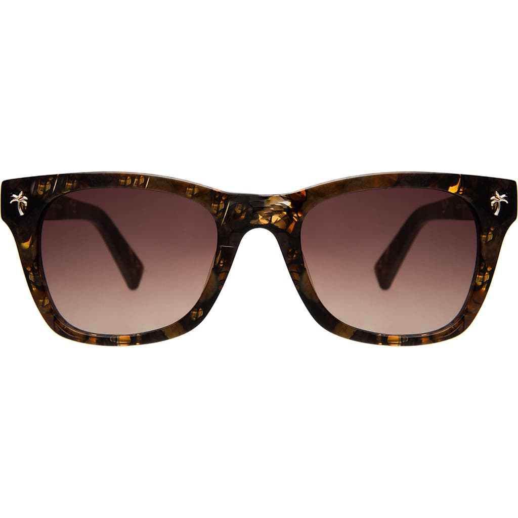 Lyndon Eyewear Hibiscus Sunglasses in Brown Marble  product