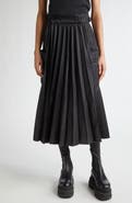 Sacai Pleated Cargo Midi Skirt
