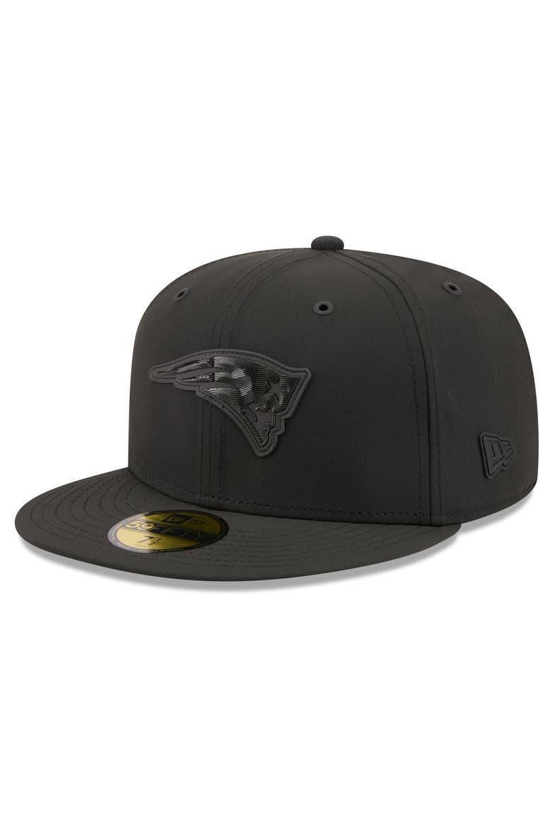 Men's New Era Black New England Patriots 2026 Sideline 59FIFTY Fitted Hat, Main, color, Black