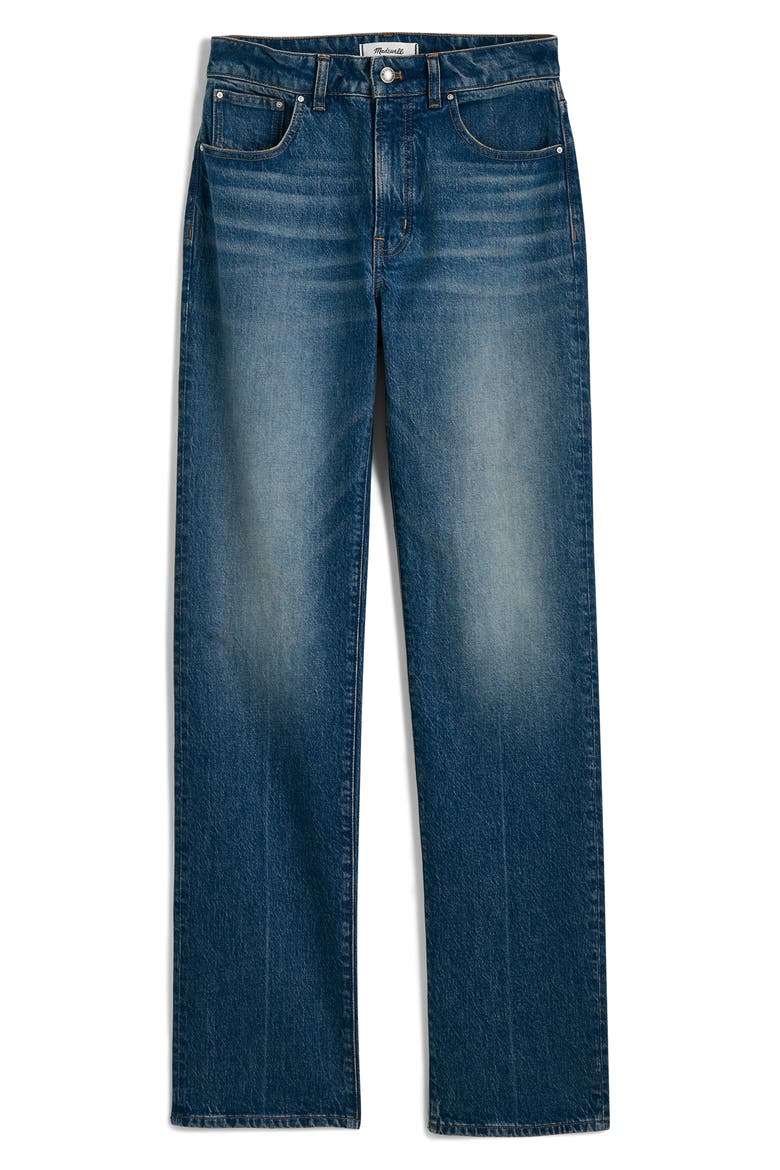 Curvy Longline Straight Leg Jeans, Alternate, color, GREENDALE WASH