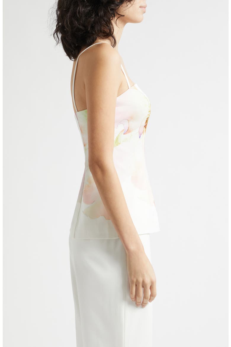 Claudelle Floral Square Neck Camisole, Alternate, color, WATERCOLOR FLORAL