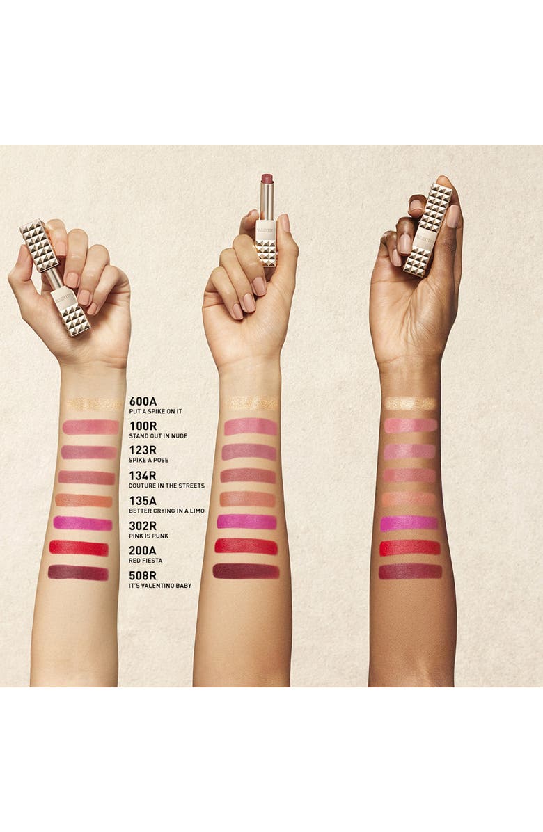 Valentino Spike Valentino Buttery Matte Refillable Lip Color, Alternate, color, 115R 5Am Nude