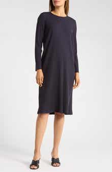 Eileen Fisher Long Sleeve Rib Dress