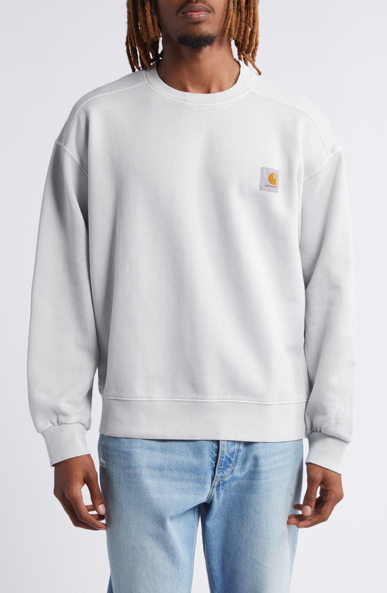 Carhartt Work In Progress Nelson Logo Patch Sweatshirt, Main, color,
