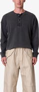 mnml Distressed Long Sleeve Henley