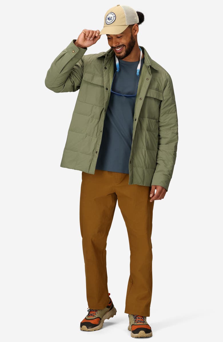 Marmot Ares 700 Fill Power Down Shacket, Alternate, color, Olive Grove