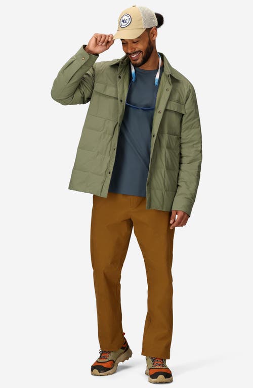 Marmot Ares 700 Fill Power Down Shacket In Green