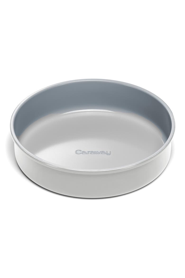 Nonstick Ceramic Round Cake Pan, Main, color, GRAY