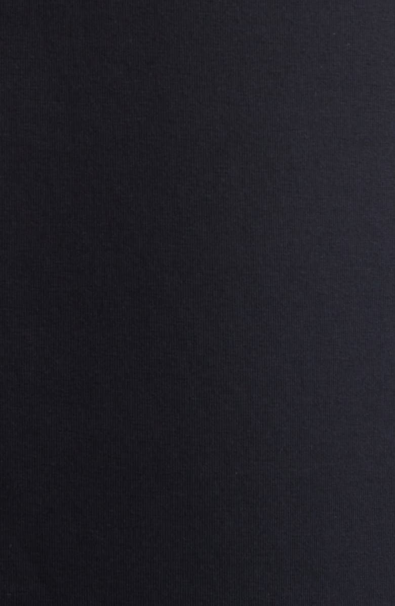 Max Mara Saggina Double Face Jersey Polo Dress, Alternate, color, Black