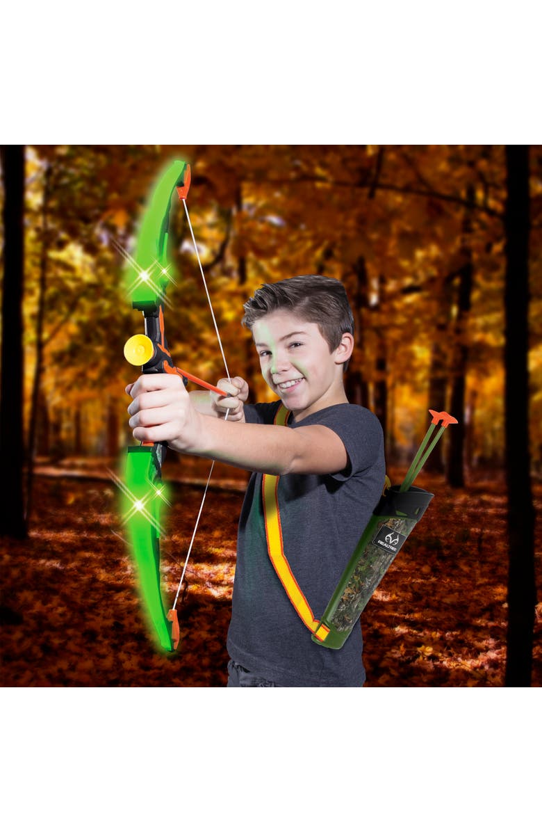 REALTREE Lightup Archery Set W/ Quiver 24.5", Alternate, color, Multicolored