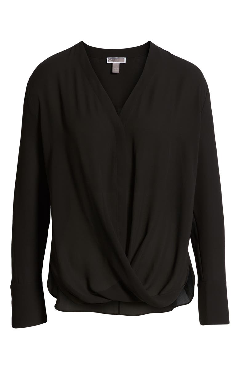 Chelsea28 Drape Front Top, Alternate, color,