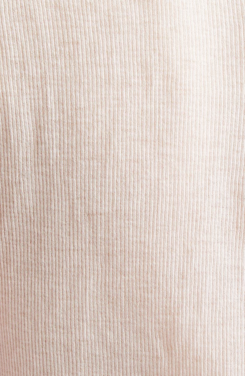 BITE Studios Semisheer Organic Cotton Rib Crewneck T-Shirt, Alternate, color, 