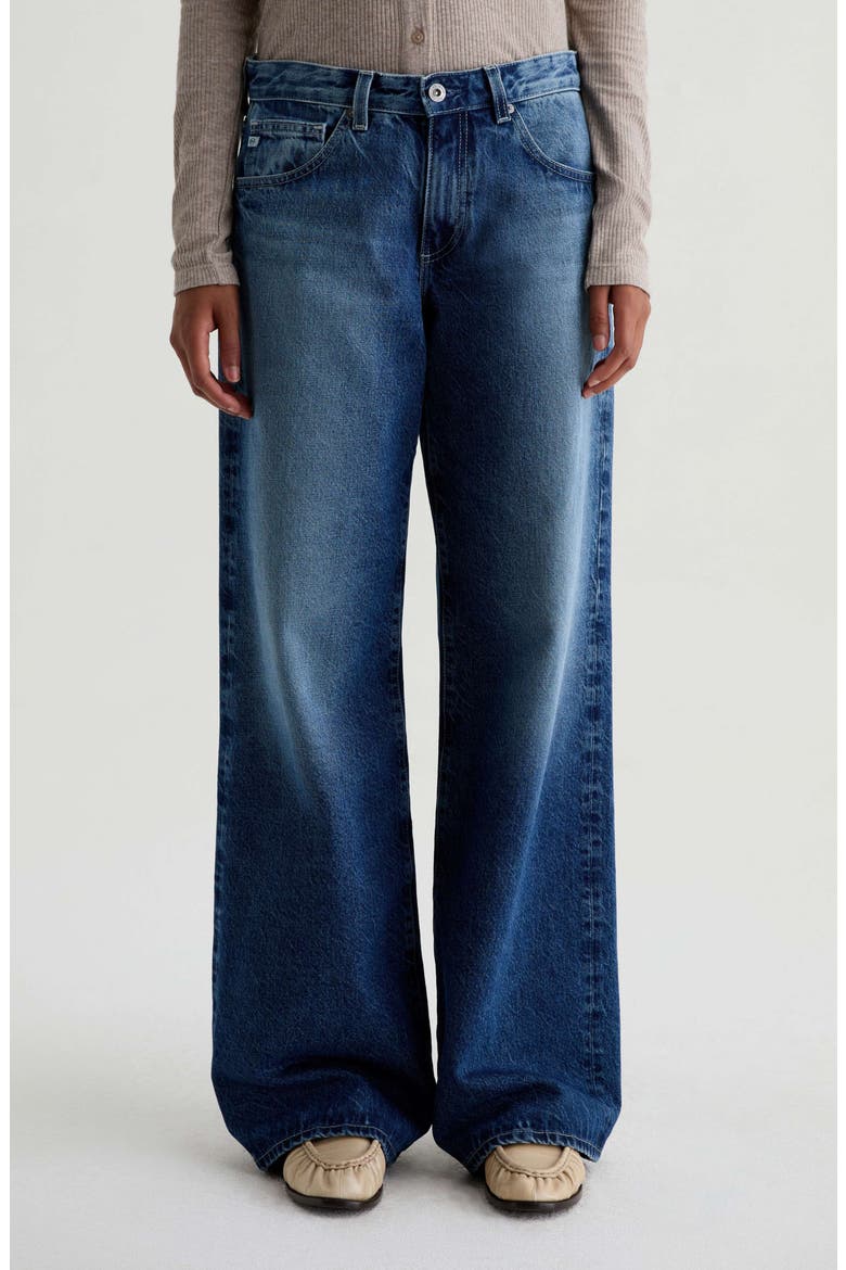 Adria Low Rise Wide Leg Jeans, Main, color, OJAI